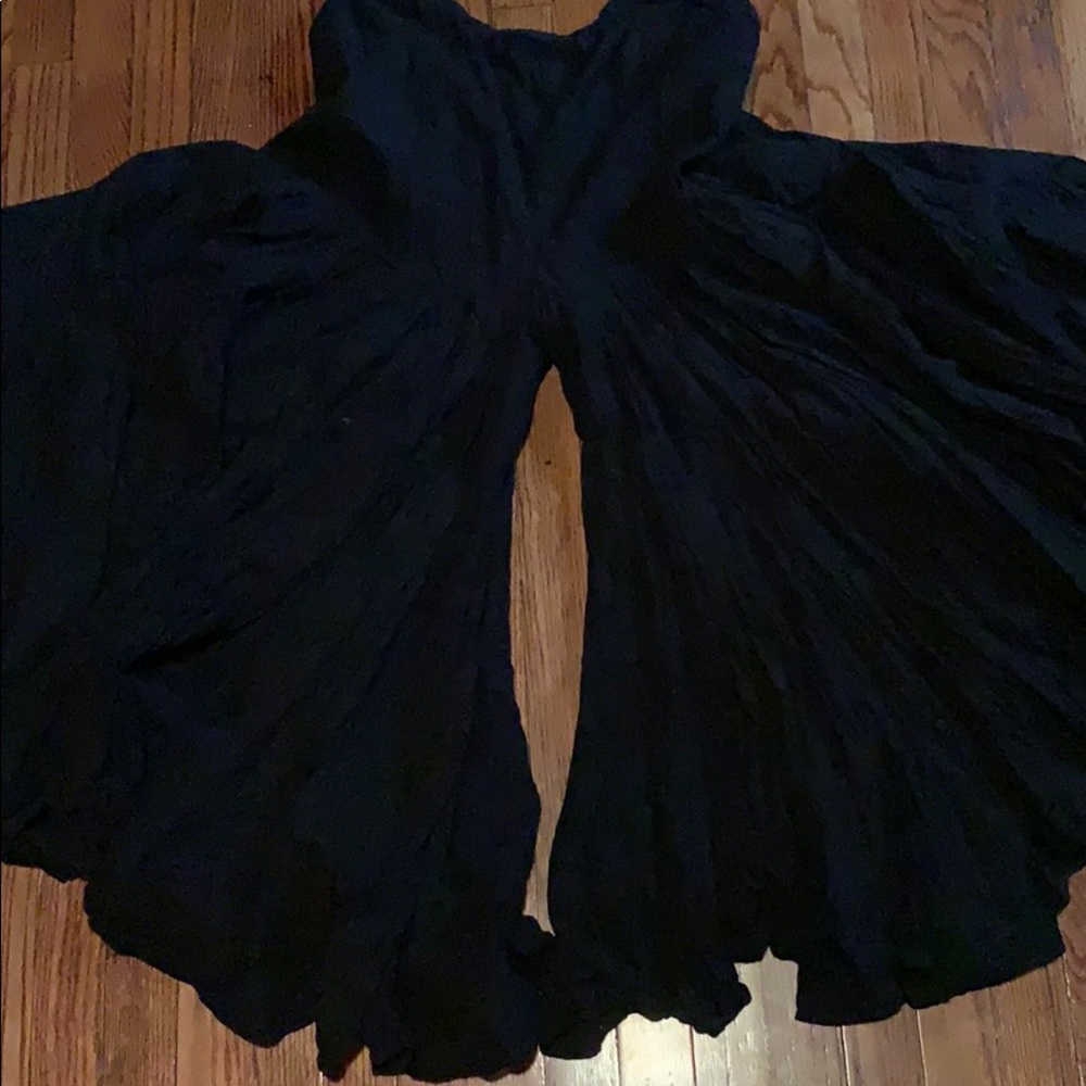 Black Moondance Long Skirt Pants Free Size